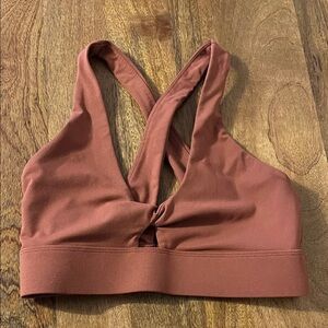 Fabletics Sports Bra - Rust